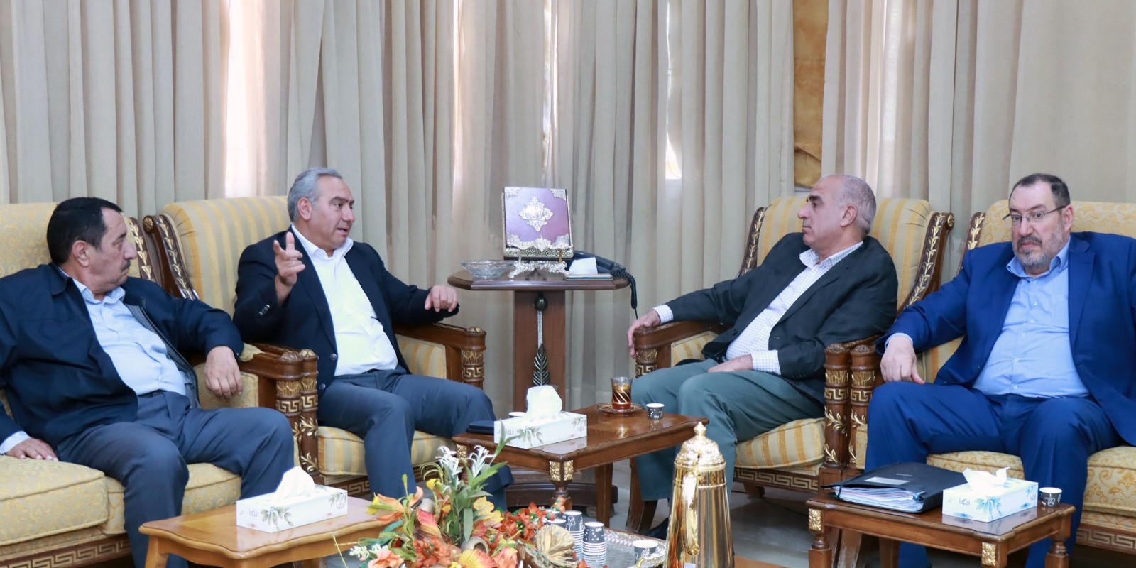  بحث سبل تطوير التعاون ما بين سلطة إقليم البترا التنموي السياحي وجامعة الحسين بن طلال